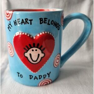 MY HEART BELONGS TO DADDY Coffee Tea Mug Lorrie Veasey Love Father